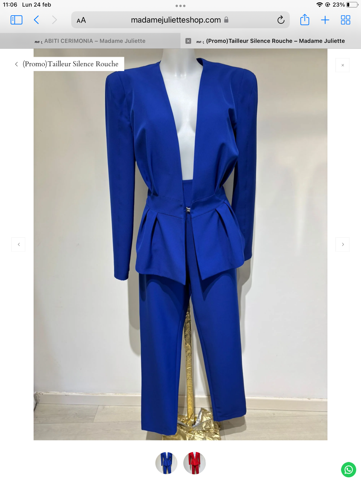 Tailleur Orione