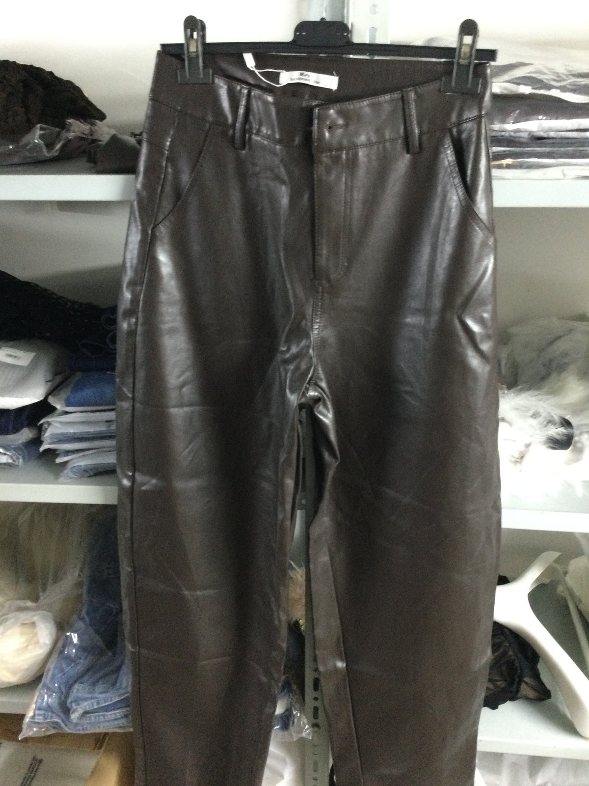 Pantalone ecopelle