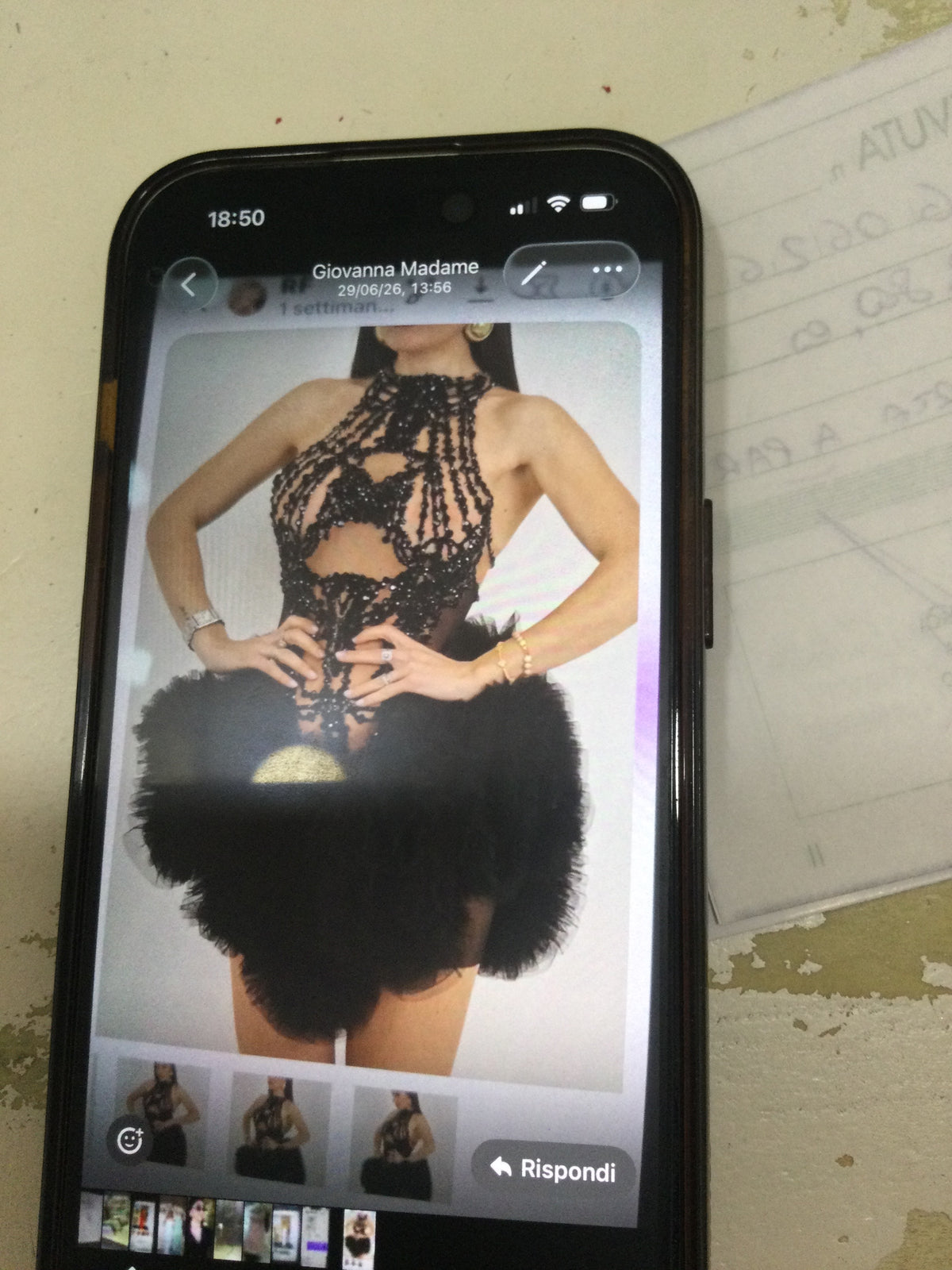 Dress cigno nero