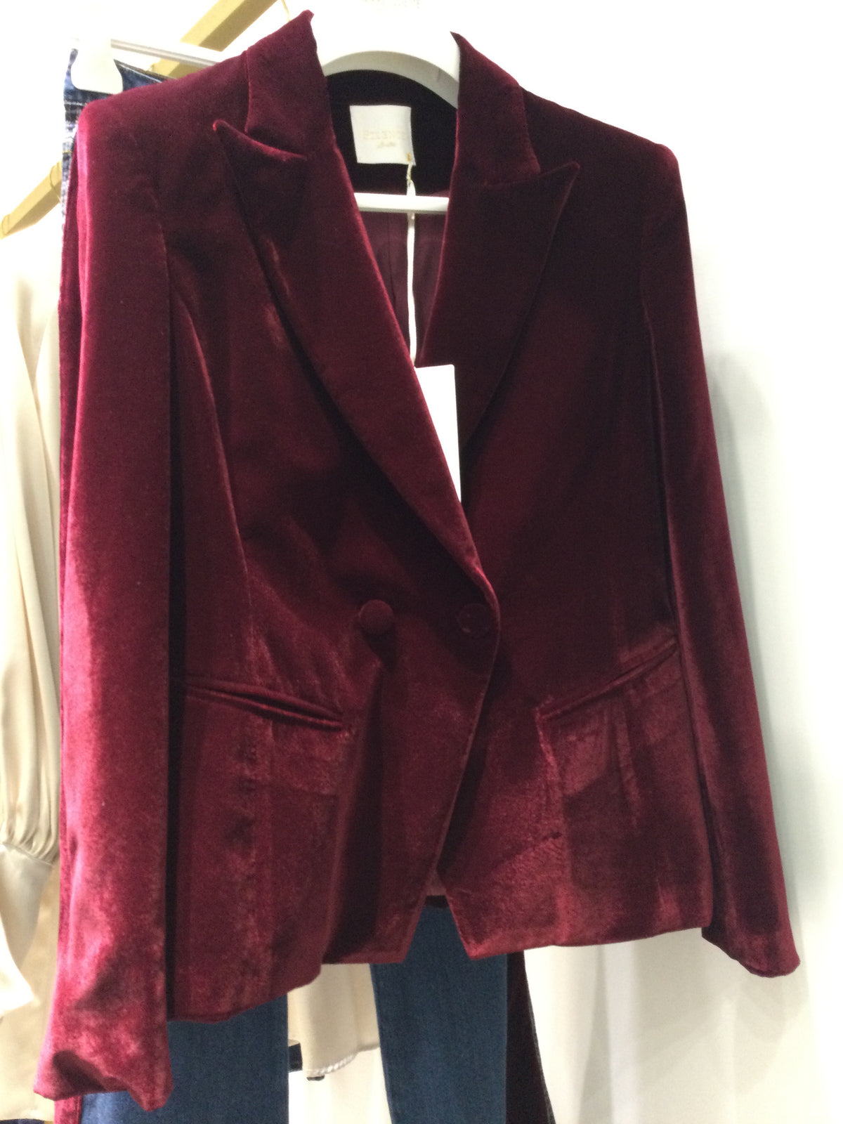 Velvet blazer
