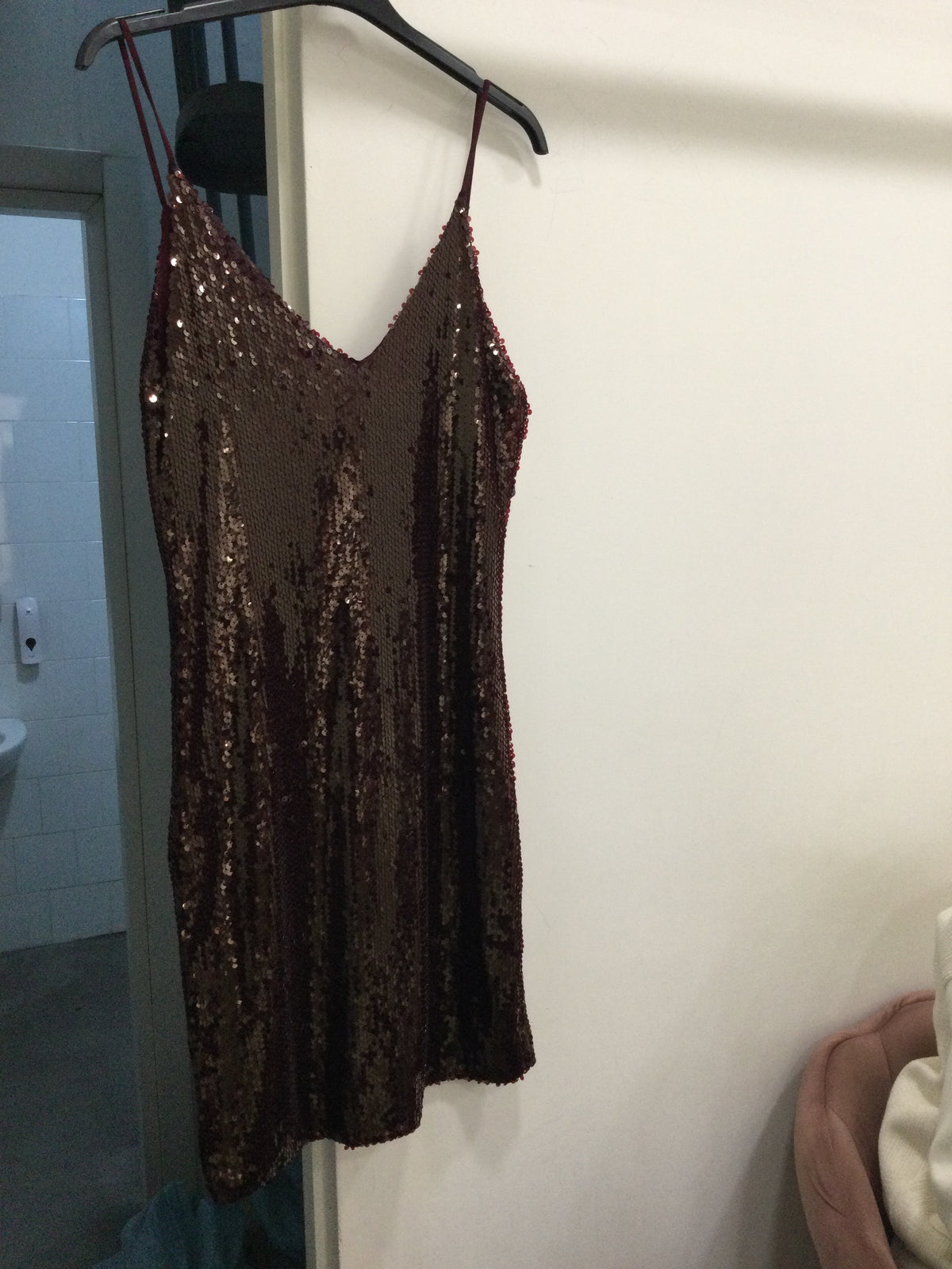 Dress corto paillettes