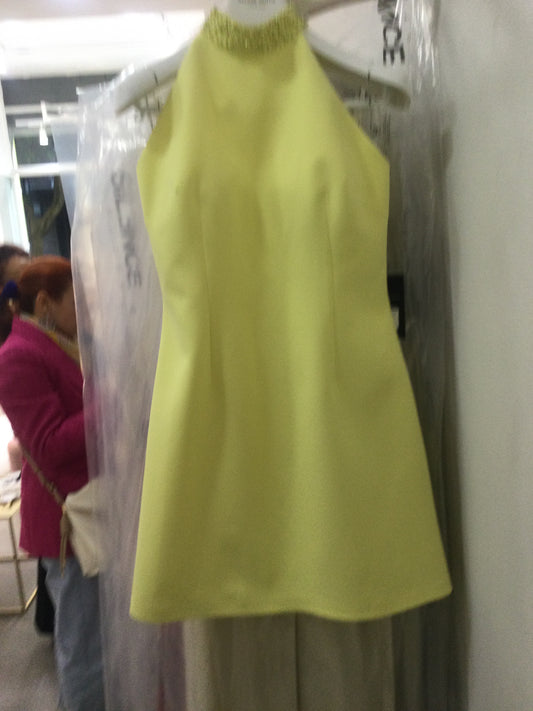 Abito fiocco giallo