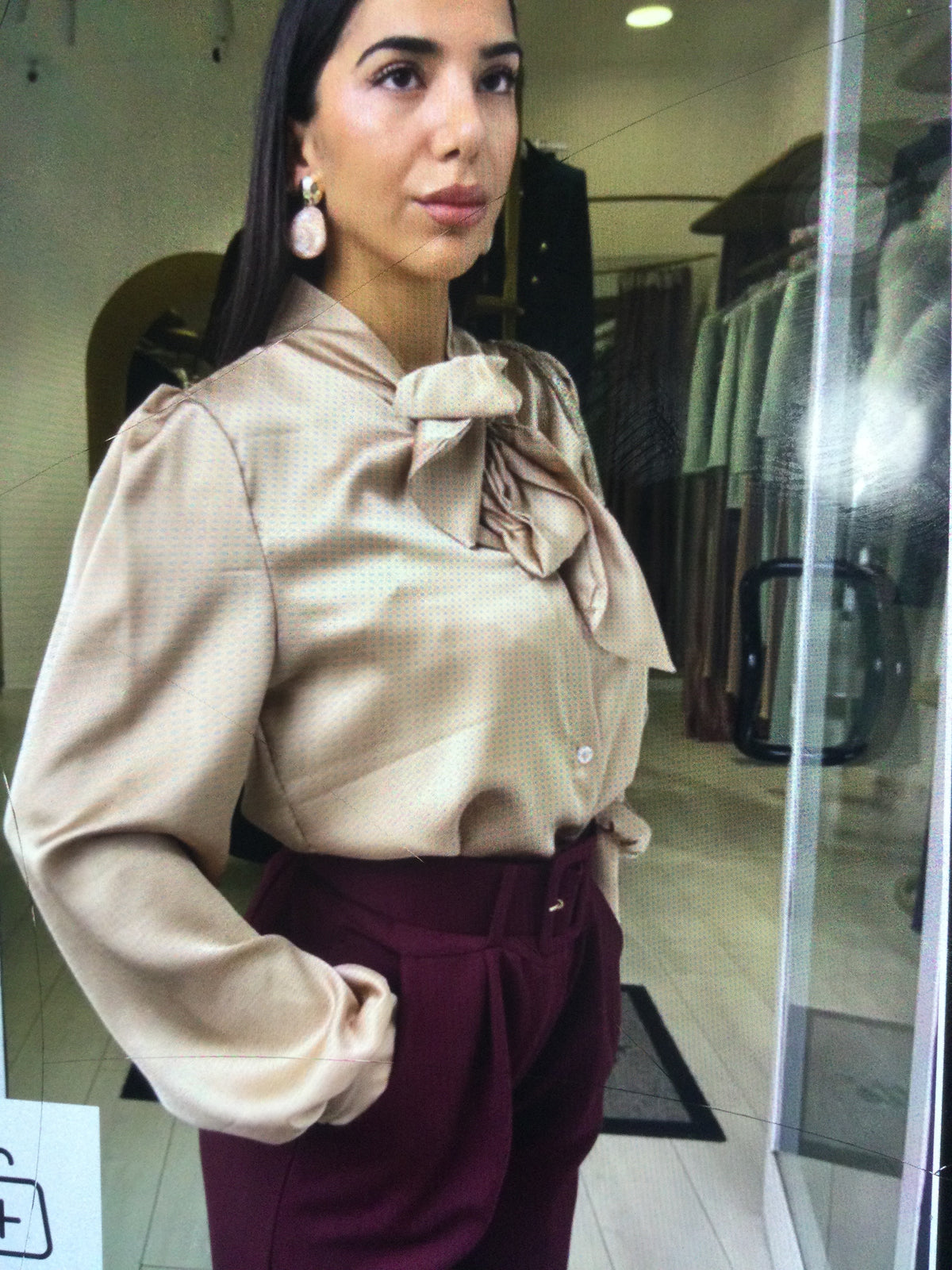 Blusa satin