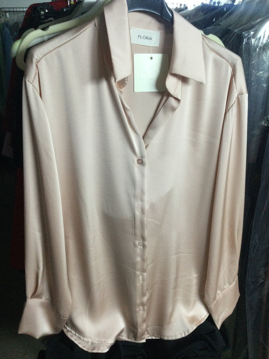 Camicia raso rosa